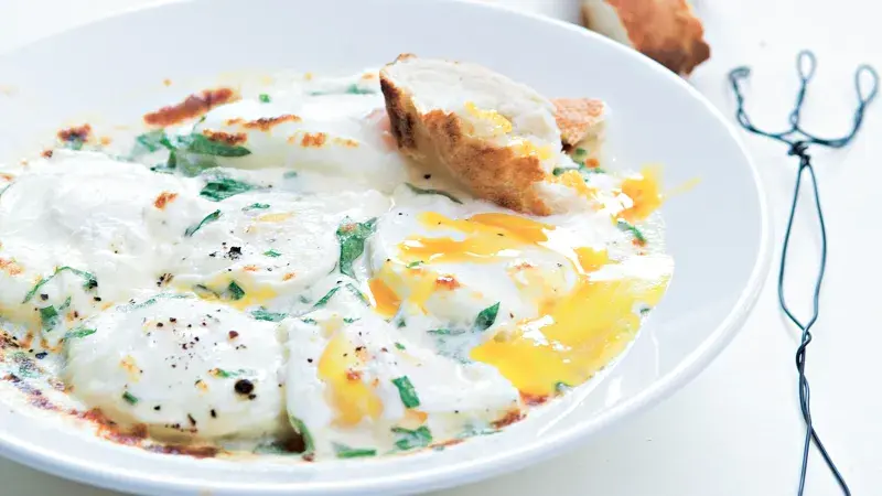 Zapečená ztracená vejce