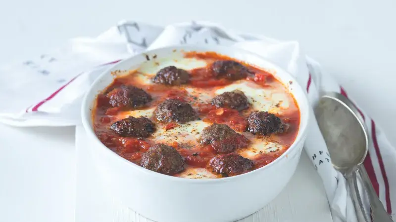 Zapečené masové kuličky po italsku