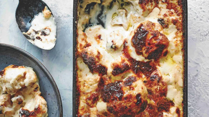 Zapečený květák se sýrem