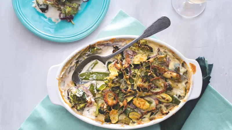 Gratinovaná zelená zelenina