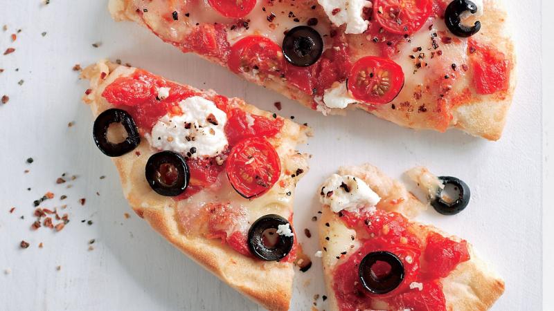 Zeleninová pizza z pita chleba
