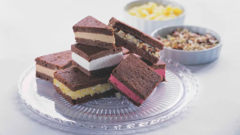 Čokoládový plát na zmrzlinové sendviče