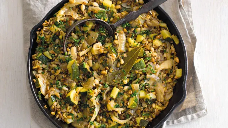 Zelená pšenice s fenyklem