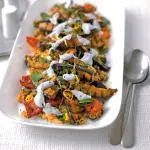 Grilovaná zelenina a bulgur Grilovaná zelenina a bulgur