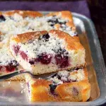 Drobenkový koláč s ovocem