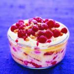 Pečený trifle s malinami