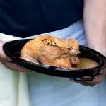 Dokonale šťavnaté kuře se šťouchanými bramborami