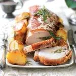 Vepřová pečeně se šalvějovo-fenyklovým máslem