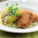 Kůzlečí řízky s dipem