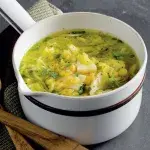 Pórková polévka s pastinákem