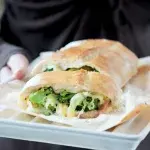 Bochánky s brokolicí a mortadellou