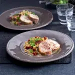 Králičí roláda s krupetem Králičí roláda s krupetem