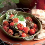 Bleskové rajčatové kari s lilkem