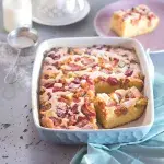 Bublanina s pomerančovou rebarborou Bublanina s pomerančovou rebarborou