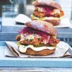 Buttermilk fried chicken burger