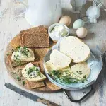 Chlebíčky s velikonoční hrudkou