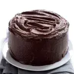 Čokoládový dort se zakysanou smetanou a javorovým sirupem