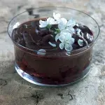 Čokoládový pudink s višněmi