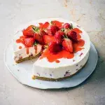 Jahodový cheesecake