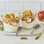 Rychlý tvarohový dezert s jablky