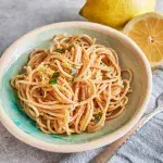 Jednoduché těstoviny s citronem