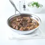 Daňčí roštěnky po burgundsku