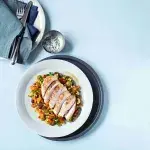 Dýňová caponata & pečená kuřecí prsa