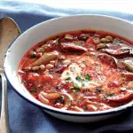 pikantní fazolová polévka