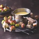 Fondue s růžičkovou kapustou