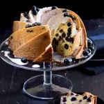 Borůvkovo-citronová bábovka