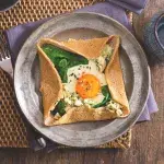 Galetky se špenátem a vejcem Galetky se špenátem a vejcem