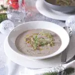 Houbová krémová polévka