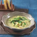 Kaštanová polévka s kapustou