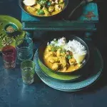 Kokosová korma s kuřecím masem 