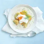 Koprovka s pošírovaným vejcem