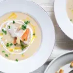 Krémová rybí polévka