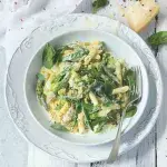 Krémové těstoviny primavera