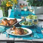 Krůtí stehna na šalvěji