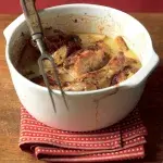 Kuře pečené na jablkách