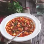 Minestrone s klobáskami