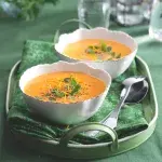 Mrkvovo-koriandrová polévka