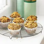 Jablečné muffiny s ořechy