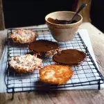 Kokosovo-čokoládové makronky