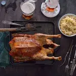 Pečená husa & kedlubnové zelí