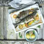 Pečený mořský vlk