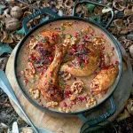 Perské kuře v ořechovo-granátové omáčce Perské kuře v ořechovo-granátové omáčce