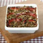 Pohankový kuba se slaninou