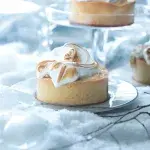 Pomerančové minicheesecaky se sněhovou čepicí