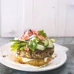 Quinoový burger se žampiony Quinoový burger se žampiony