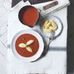 Rajská polévka s nočky Rajská polévka s nočky